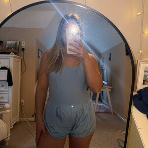 Light Blue athletic Romper